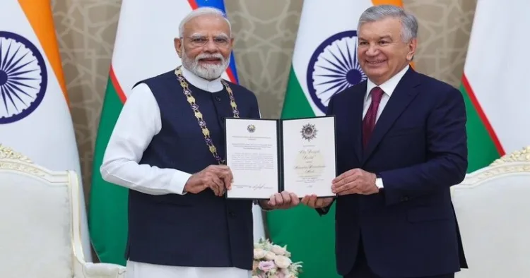 PM Modi conferred highest state honour of Uzbekistan
