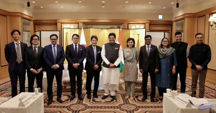 Minister Piyush Goyal in Japan