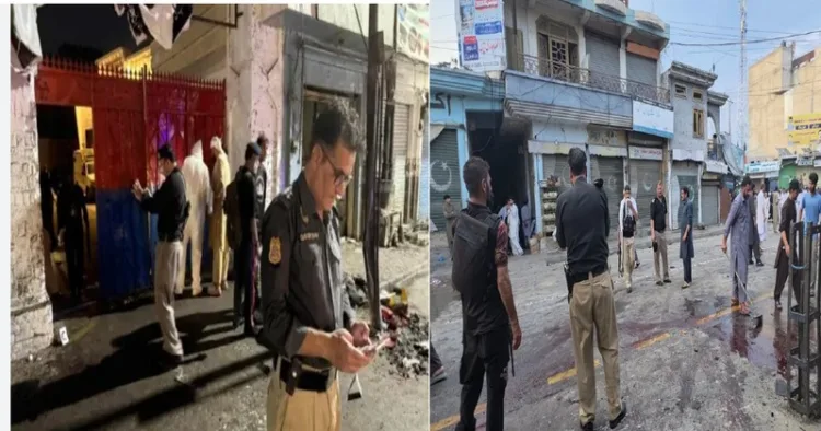 Site of Suicide bombing attack in which 14 people were killed in in Swat district of Khyber Pakhtunkhwa province in Pakistan