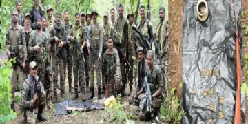 Security forces seize arms and ammunitions of the Maoists from Sukma Forests