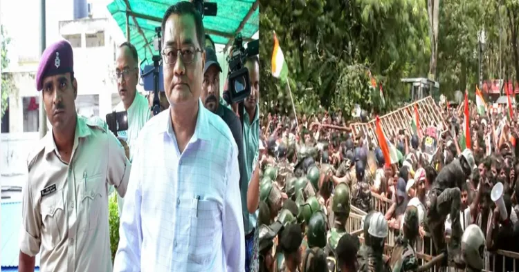 Ex-JPSC Chairman L Khiangte arrested as students intensify protest