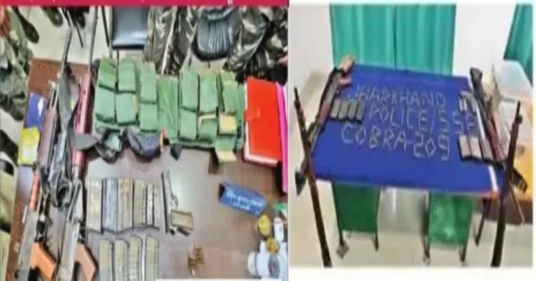 Arms recovered during the anti-Maoist operation