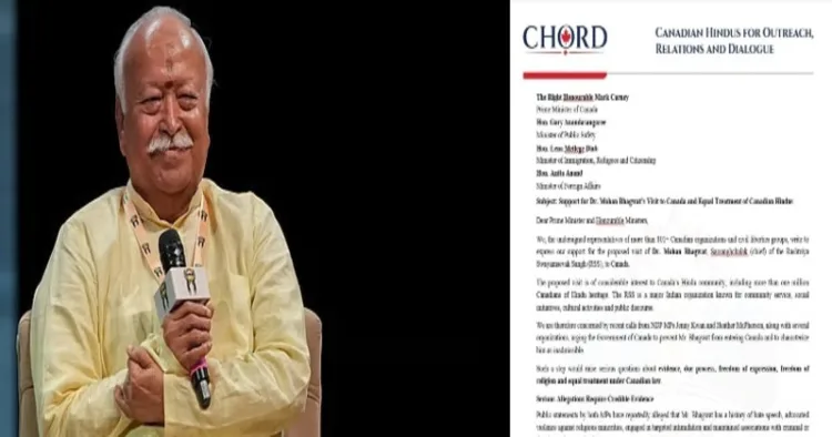 100+ groups back RSS Sarsanghchalak Dr Mohan Bhagwat’s Canada visit