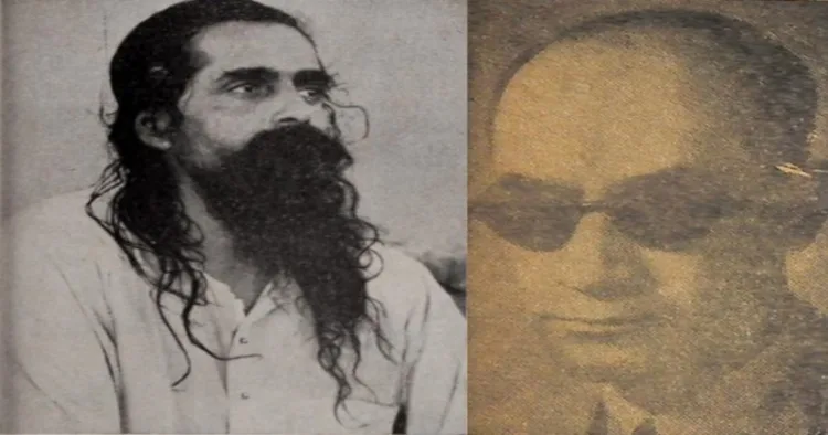 (Left) then RSS Sarsanghchalak MS Golwalkar (Guruji), (Right)Dr Saifuddin Jeelani