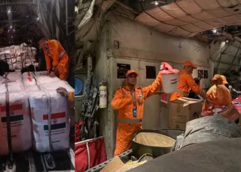 The 4th IAF C-130 flight carrying 11 tonnes of assistance is airborne, with tunnel search-and-rescue experts, forensic teams, relief supplies and technical equipment.