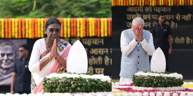 President Murmu, PM Modi & other leaders pay homage to Atal Bihari Vajpayee