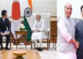 Japanese Defence Minister Shinjiro Koizumi holds bilateral talks with PM Modi and Defence Minister Rajnath Singh
