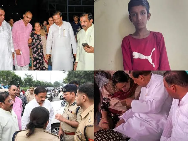 13-year-old Ayush Shukla, who was found dead in Noida’s Sector 54 days after he went missing; his mother has alleged foul play, while police have given a different account of the case.