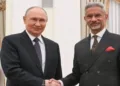 Russian President Vladimir Putin and External Affairs Minister Dr. S. Jaishankar