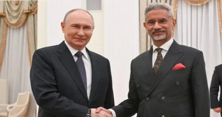 Russian President Vladimir Putin and External Affairs Minister Dr. S. Jaishankar