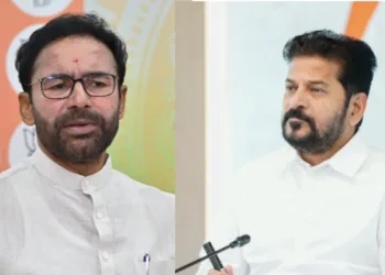 Union Minister G. Kishan Reddy - Telangana CM Revanth Reddy (Left to Right)