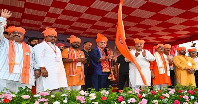 J&K LG Manoj Sinha flags off Budha Amarnath Yatra