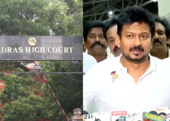 DMK MLA Udhayanidhi Stalin (Right side)