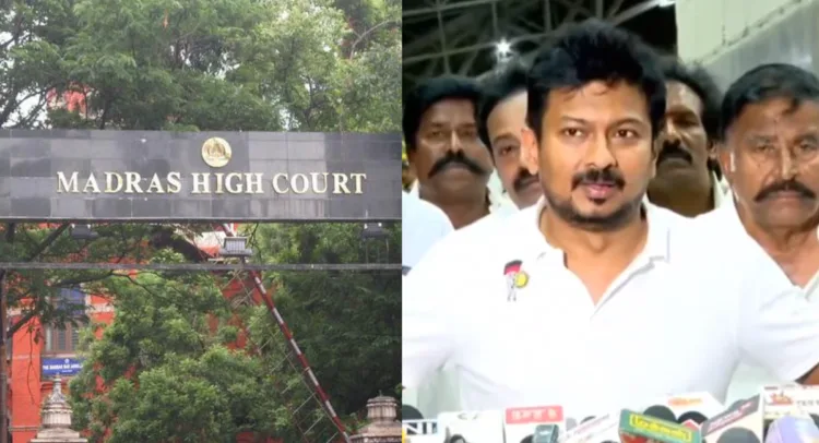DMK MLA Udhayanidhi Stalin (Right side)