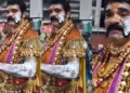 Chandrababu dressed as Mahabali (Image Courtesy- Manoramanews