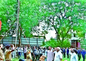 RSS Sarsanghchalak Dr Mohan Bhagwat on August 15 hoisted the Tiranga at the RSS headquarters in Nagpur on the occasion of the 80th Independence Day