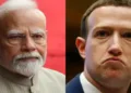 Prime Minister Narendra Modi and Meta CEO Mark Zuckerberg