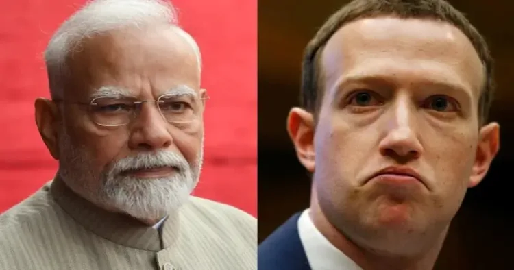 Prime Minister Narendra Modi and Meta CEO Mark Zuckerberg