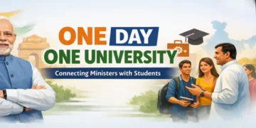Modi Govt’s ‘One Day, One University’ Plan: Union Ministers to Interact With Students Across India (This image is generated from AI)