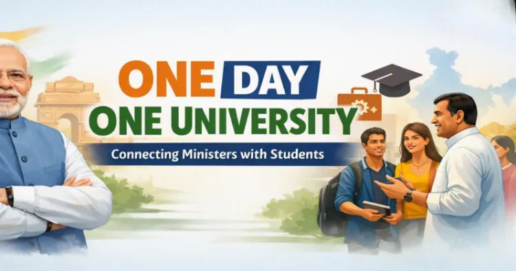 Modi Govt’s ‘One Day, One University’ Plan: Union Ministers to Interact With Students Across India (This image is generated from AI)