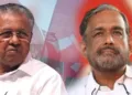 Pinarayi Vijayan, Sathyan Mokeri (Left to Right)