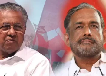 Pinarayi Vijayan, Sathyan Mokeri (Left to Right)