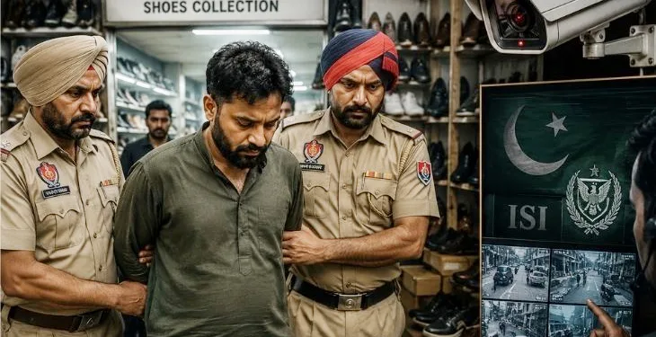 Pakistani spy arrested in Ludhiana (An AI generated image)