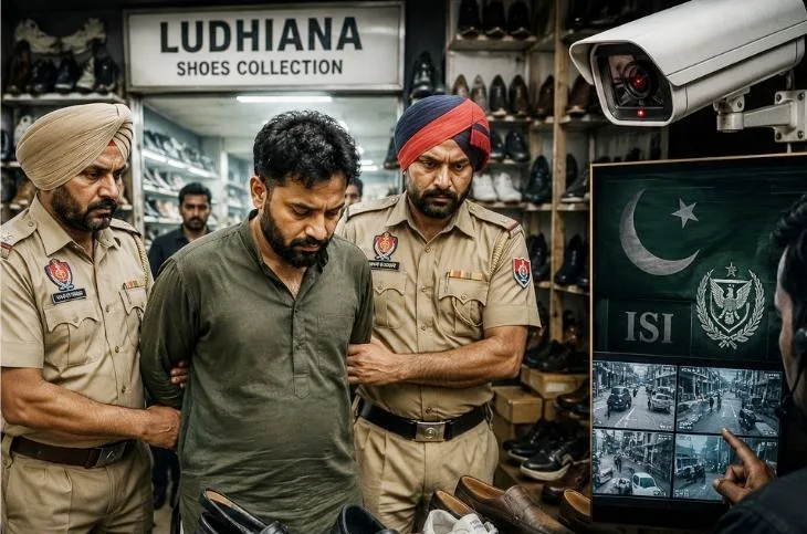 Pakistani spy arrested in Ludhiana (An AI generated image)