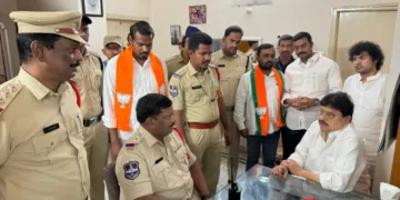 BJP Telangana state president N Ramachander Rao under house on August 27, 2016