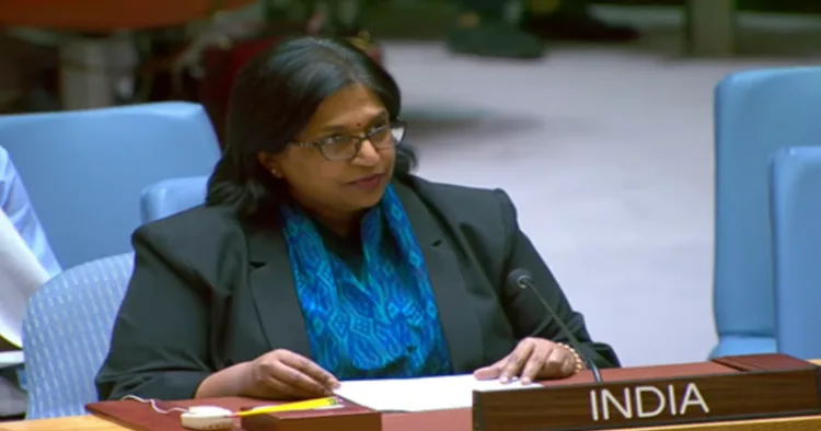 India's Charge d'Affaires at the UN Mission, Yojna Patel
