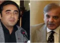 (Left) Bilawal Bhutto (Right) Pakistan PM Shehbaz Sharif