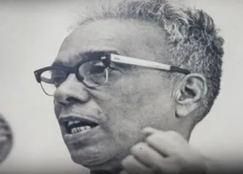 The third Sarsanghchalak of the RSS Balasaheb Deoras (Image source: https://archives.vsktelangana.org/)