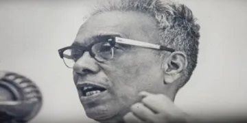 The third Sarsanghchalak of the RSS Balasaheb Deoras (Image source: https://archives.vsktelangana.org/)