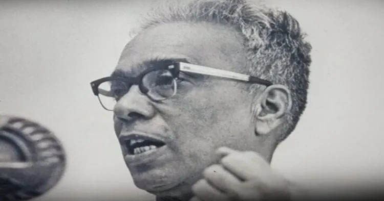 The third Sarsanghchalak of the RSS Balasaheb Deoras (Image source: https://archives.vsktelangana.org/)