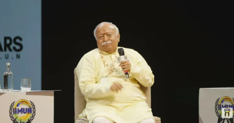RSS Sarsanghchalak Dr Mohan Bhagwat interacting with Gen Z