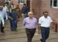 Members of Panun Kashmir who met the Kashmiri Hindus submit study on demographic changes