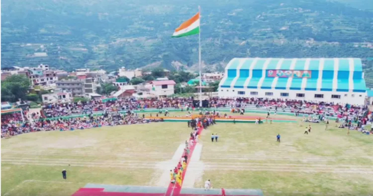 J-K’s Doda Unfurls 100-Ft Tricolour on Independence Day