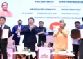 Governor Nagasaki and his team with UP CM Yogi Adityanath