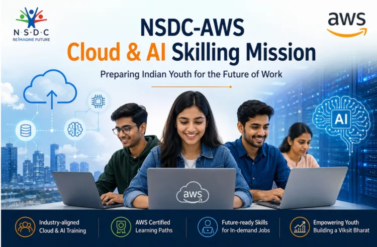Empowering Indian youth with Cloud and AI skills, building a future-ready workforce for the digital economy (This image is generated by AI)