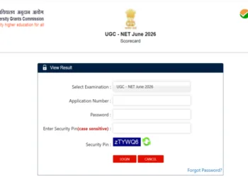 UGC NET Result 2026 login page; NTA announces UGC NET result 2026 for the June session