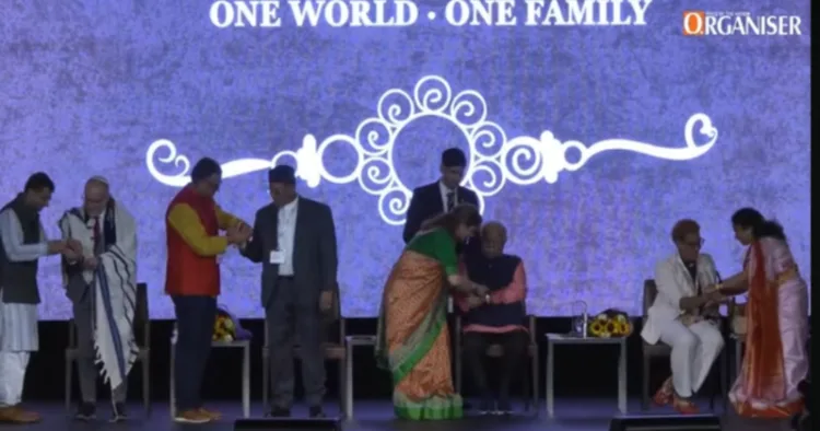 Raksha Bandhan celebrated at The Stage, Madison Square Garden, New York, during the Universal Oneness Celebration