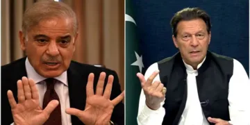 Pakistan PM Shehbaz Sharif and Former PM Imran Khan