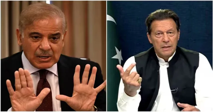 Pakistan PM Shehbaz Sharif and Former PM Imran Khan