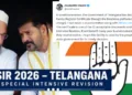 Hyderabad MP Asaduddin Owaisi and Telangana CM Revanth Reddy (Left Box)