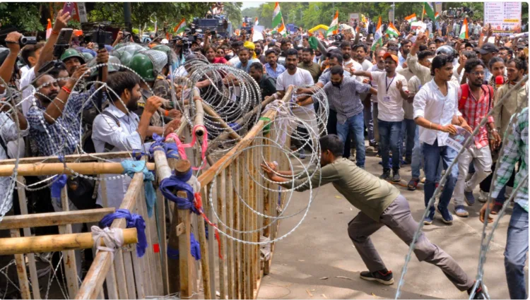 Protest in Jharkhand