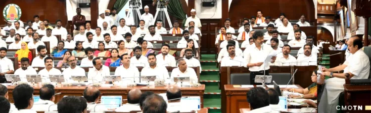 Tamil Nadu Assembly - image courtesy- CMO Tamil Nadu
