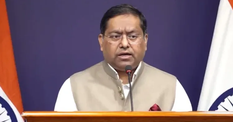 MEA spokesperson Randhir Jaiswal