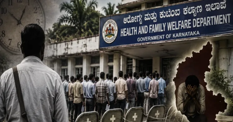 Karnataka's Health Department is facing a severe shortage of field staff as 166 health inspectors continue on deputation (AI-generated Image)