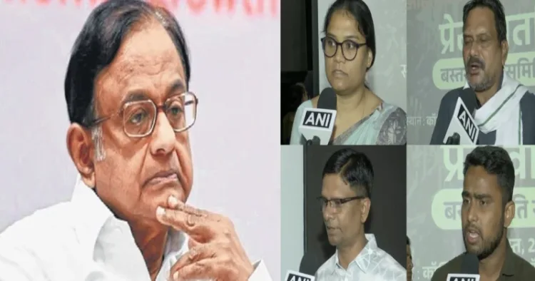 Bastar Naxal victims’ families slam P Chidambaram’s 'Proud dimagi Naxal' remark.
