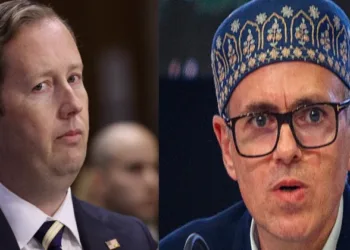 US Ambassador Sergio Gor (Left), J&K Chief Minister Omar Abdullah (Right)